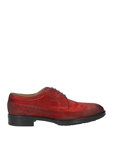 DOUCAL'S Laced shoes Rust Leather