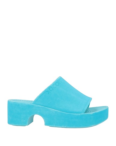 XOCOI Sandals Turquoise Textile fibres