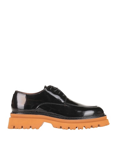 OVYÉ Chaussures à lacets Noir Cuir