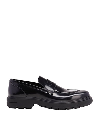 8 by YOOX Loafers POLISHED LEATHER PENNY LOAFER
 Black 100% Calfskin
