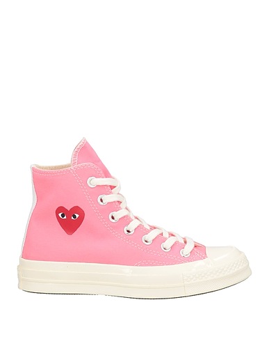 CONVERSE x COMME des GARÇONS PLAY Sneakers Pink Textile fibres