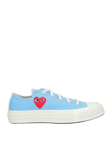 CONVERSE x COMME des GARÇONS PLAY Sneakers Blu chiaro Fibre tessili