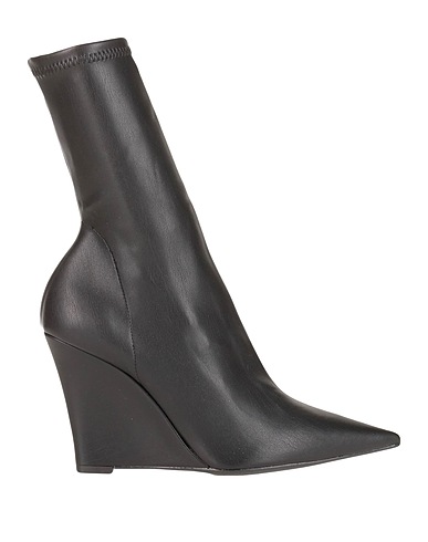 BIANCA DI Ankle boot Black Textile fibres