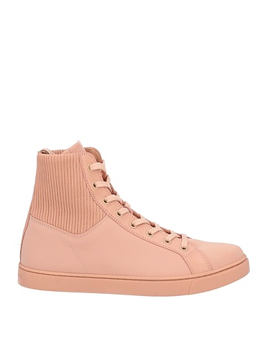 GIANVITO ROSSI Sneakers Blush Textile fibers, Soft Leather