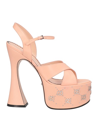 GUCCI Sandals Light pink Kidskin