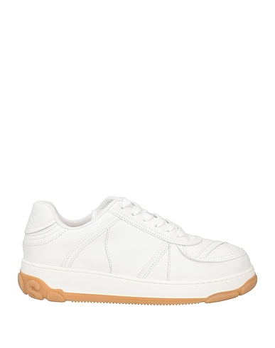 GCDS Sneakers White Soft Leather