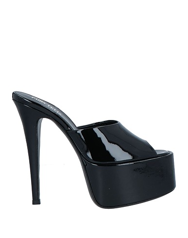 PARIS TEXAS Sandals Black Leather