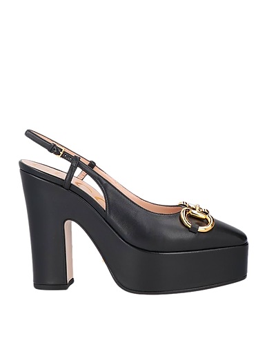 GUCCI Court Black Soft Leather