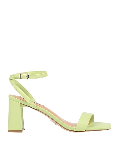 STEVE MADDEN Sandals Lime green Textile fibres