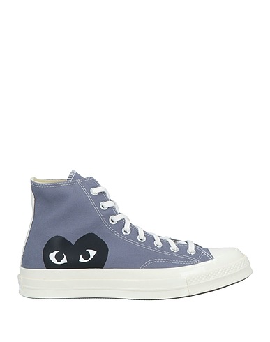 CONVERSE x COMME des GARÇONS PLAY Sneakers Grey Textile fibres