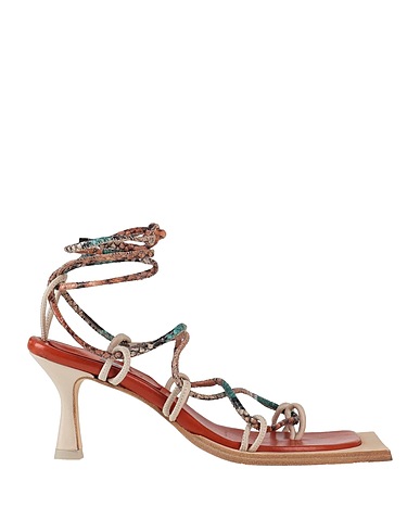 MIISTA Sandalias de dedo Beige Piel