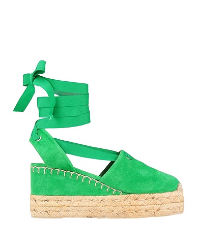 RALPH LAUREN COLLECTION Espadrilles Green Calfskin