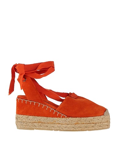 RALPH LAUREN COLLECTION Espadrilles Orange Calfskin