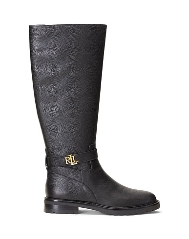 LAUREN RALPH LAUREN Boots Black 100% Soft Leather