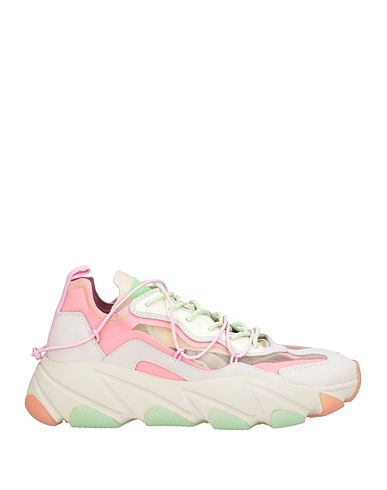ASH Sneakers Light green Calffur, Nylon, Polyurethane