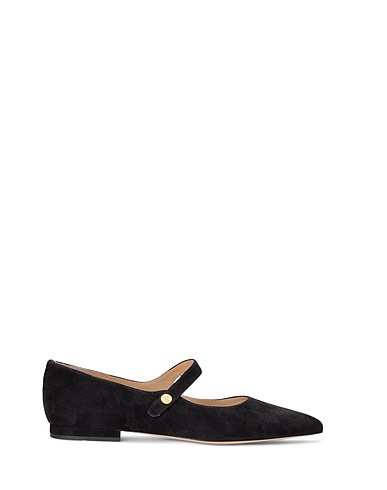 LAUREN RALPH LAUREN Footwear LONDYN SUEDE MARY JANE
 Black 100% Leather