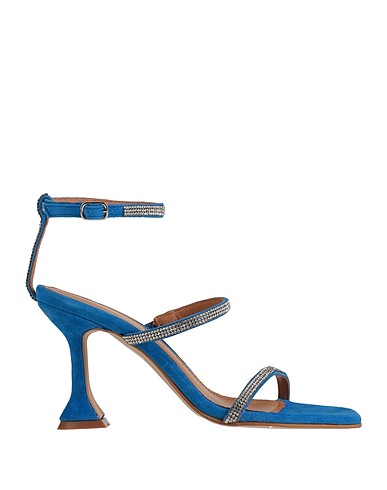 TSAKIRIS MALLAS Sandals Blue Leather