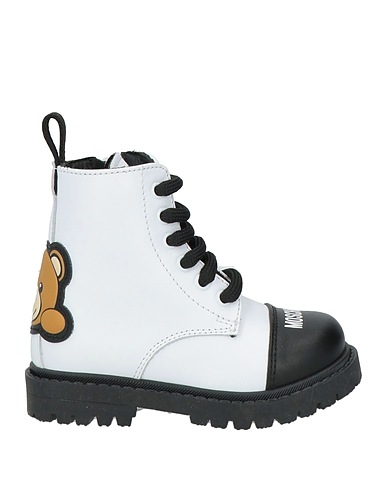 MOSCHINO BABY Stivaletti Bianco Pelle