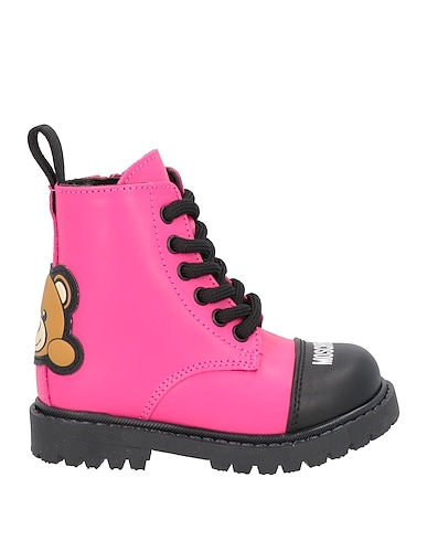 MOSCHINO BABY Ankle boot Fuchsia Soft Leather