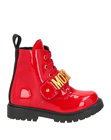 MOSCHINO BABY Ankle boot Red Soft Leather