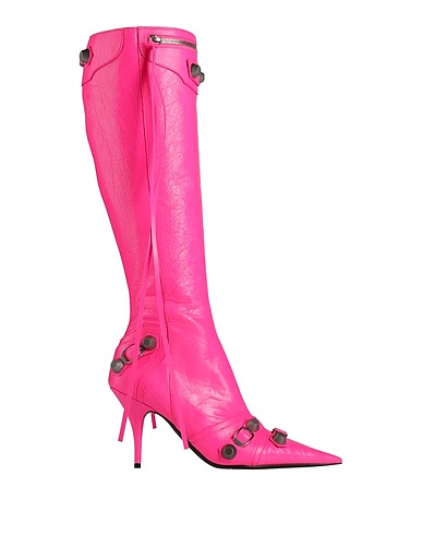 BALENCIAGA Boots Fuchsia Soft Leather
