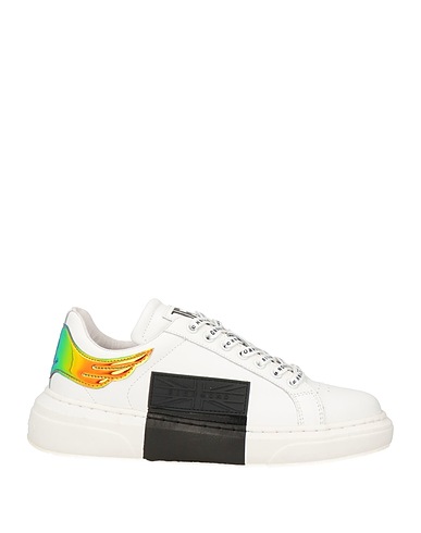 JOHN RICHMOND Sneakers Weiß Kalbsleder, Andere Fasern