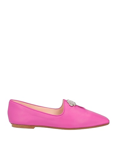 RODO Loafers Magenta Soft Leather