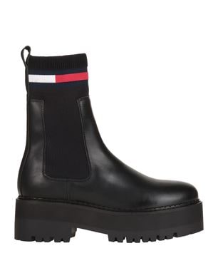 TOMMY JEANS ショートブーツ ブラック レディース 16,827円