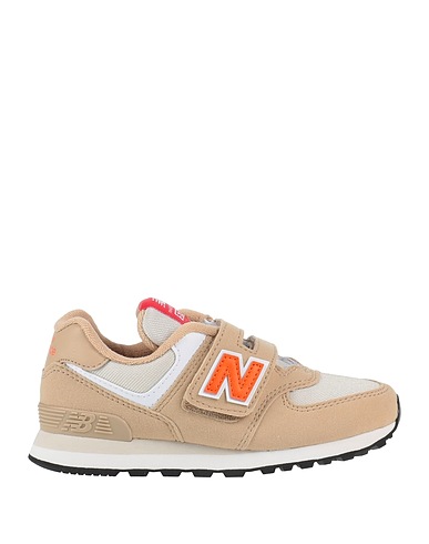 NEW BALANCE Sneakers 574 Sand Leather, Textile fibres