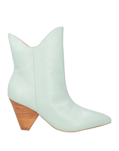 GOLD & ROUGE Ankle boot Sky blue Leather
