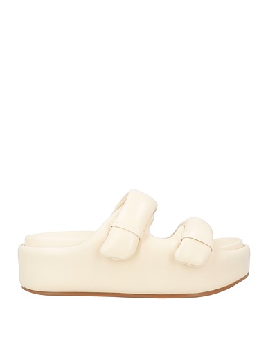 ASH Sandals Cream Soft Leather