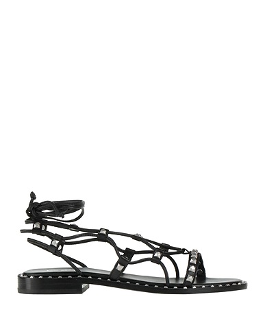 ASH Sandals Black Soft Leather