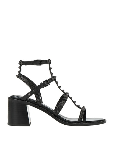 ASH Sandals Black Soft Leather