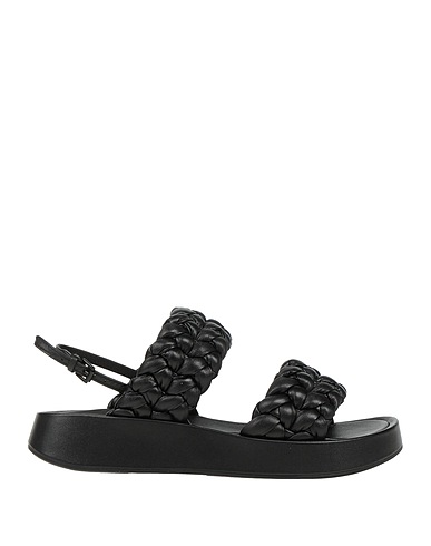 ASH Sandales Noir Cuir