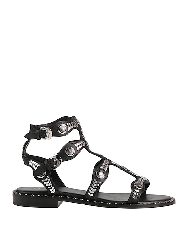 ASH Sandals Black Soft Leather