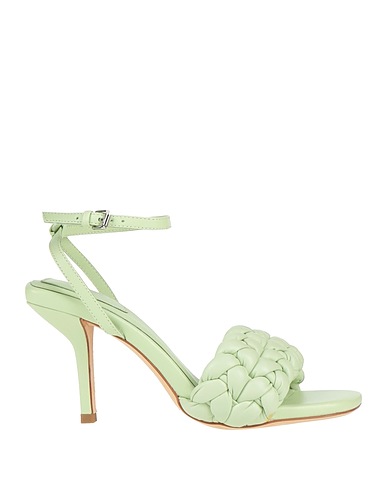 ASH Sandals Light green Textile fibres
