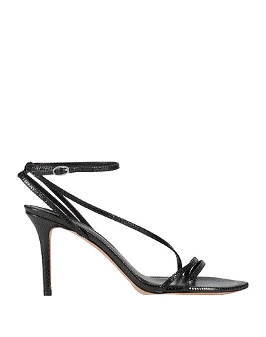 ISABEL MARANT Sandalen Schwarz 100% Ziegenleder