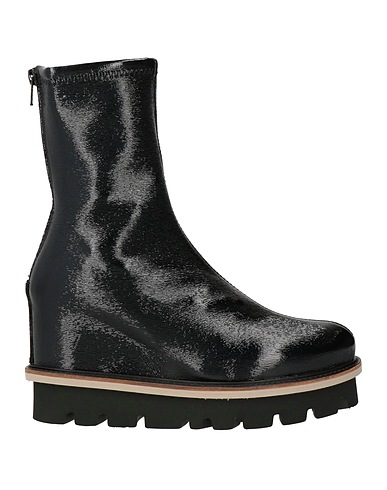 PATRIZIA BONFANTI Ankle boot Black Textile fibers