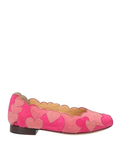CHARLOTTE OLYMPIA Ballerine Rosa Pelle