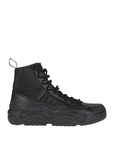ADIDAS ORIGINALS Sneakers SUPERSTAR MILLENCON BOOT W
 Black Textile fibres, Soft Leather