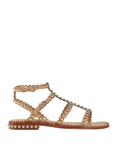ASH Sandales Beige Cuir