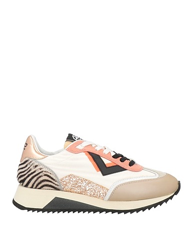 4B12 Sneakers Bianco Pelle, Fibre tessili