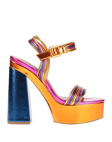 STEVE MADDEN Sandals Orange Textile fibres