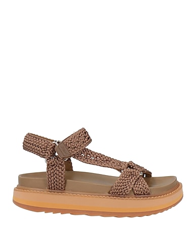 ASH Sandalen Khaki Gewebefasern