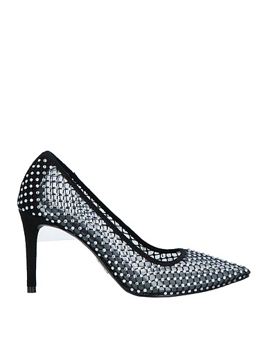 STEVE MADDEN Décolleté Nero Pelle, Fibre tessili