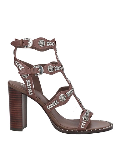ASH Sandals Chocolate brown Soft Leather