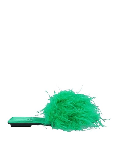 JEFFREY CAMPBELL Sandali Verde Pelle, Fibre tessili