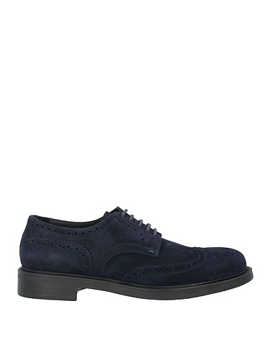 TRIVER FLIGHT Laced shoes Midnight blue Leather