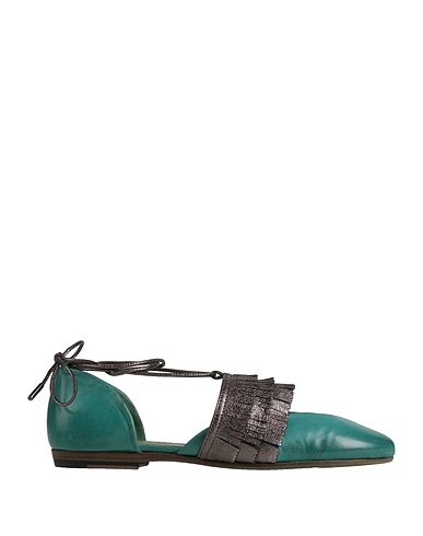 PANTANETTI Ballet flats Emerald green Soft Leather