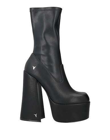 WINDSOR SMITH Stiefelette Schwarz Andere Fasern